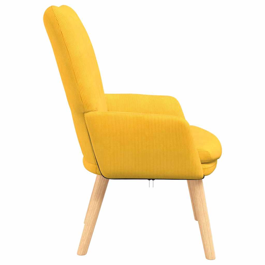 fotelja Svijetlo žuta 63 x 67 x 94 cm tkanina