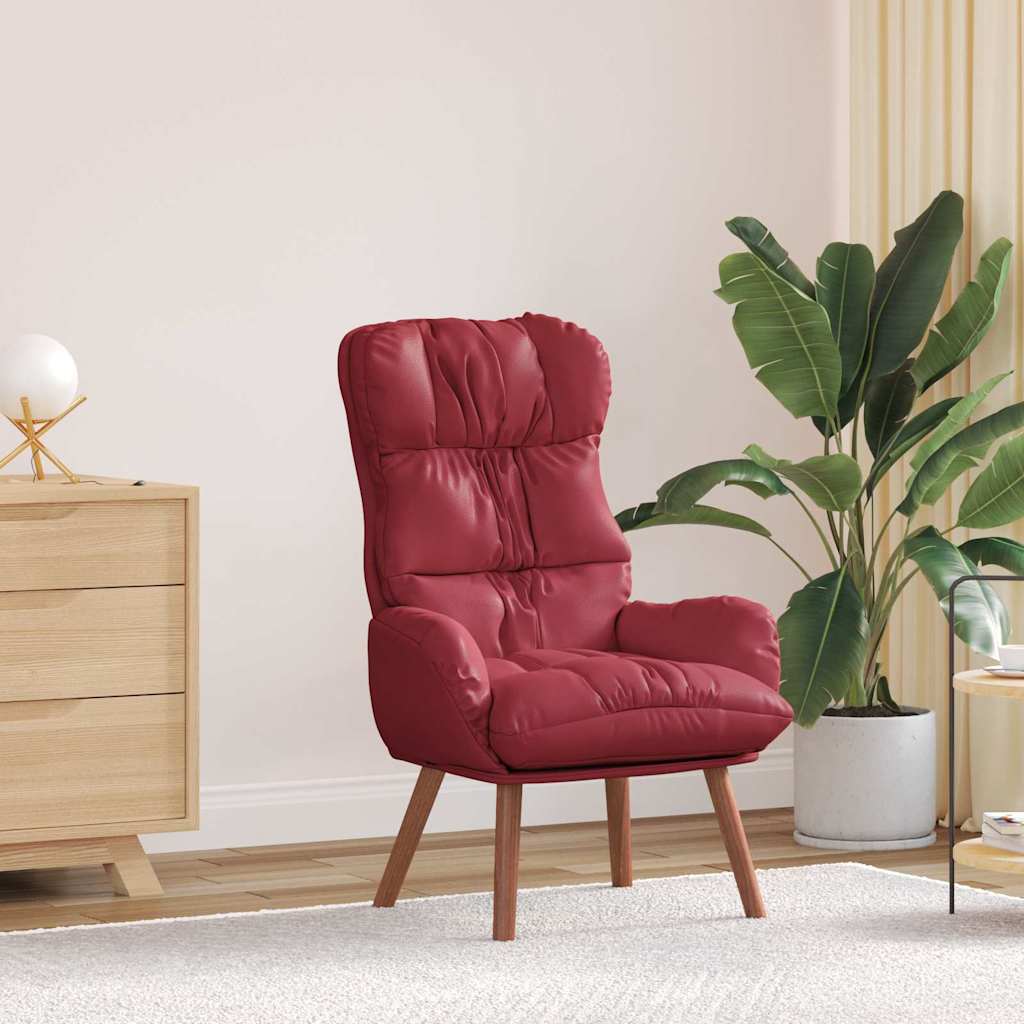 fotelja Vinska crvena 69 x 74 x 93 cm Umjetna koža