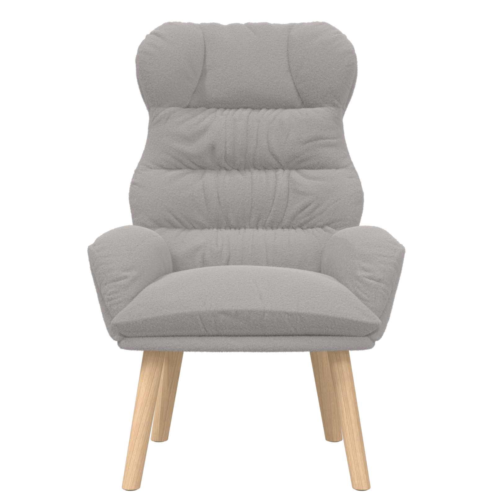fotelja Svijetlo siva 69 x 74 x 93 cm Sherpa Tkanina