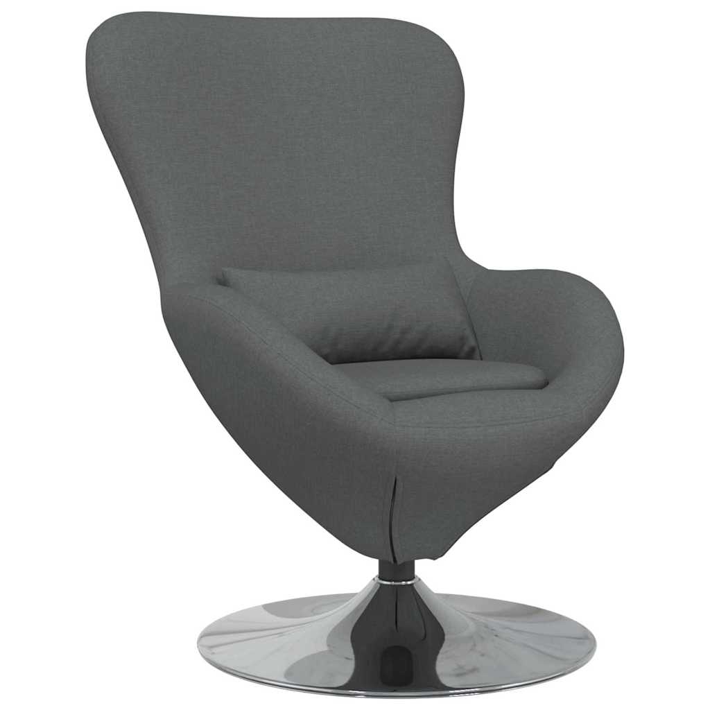 Jajolika fotelja Tamno siva 63 x 73 x 90 cm tkanina