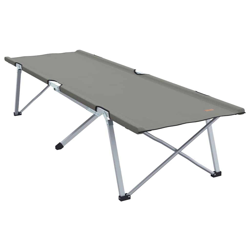 Sklopivi kamperski krevet 2 pcs Siva 194 x 62,5 x 42,5 cm
