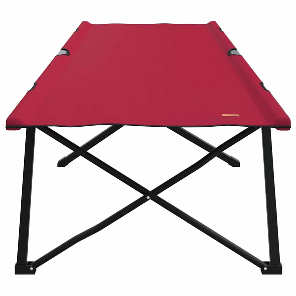 Sklopivi kamperski krevet Crvena 206 x 76 x 74 cm