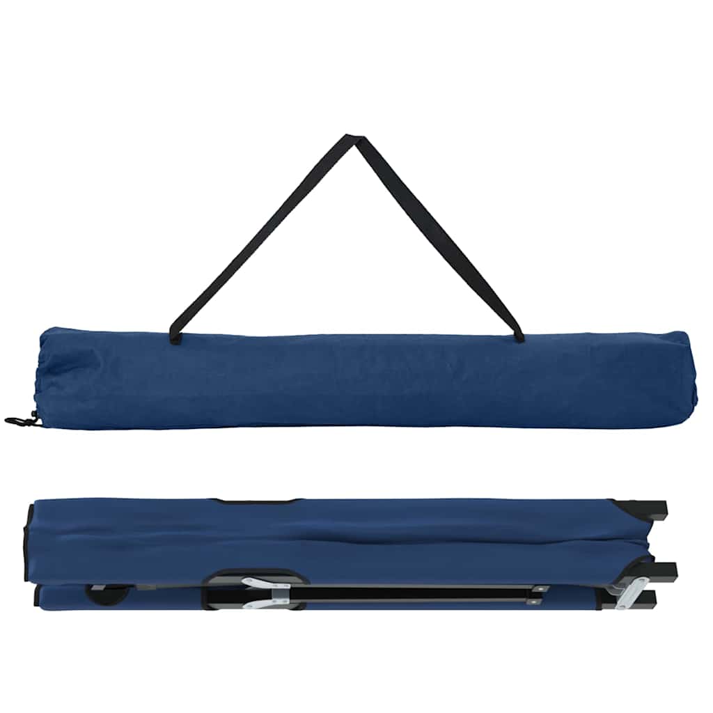 Sklopivi kamperski krevet 2 pcs Plava 206 x 76 x 74 cm