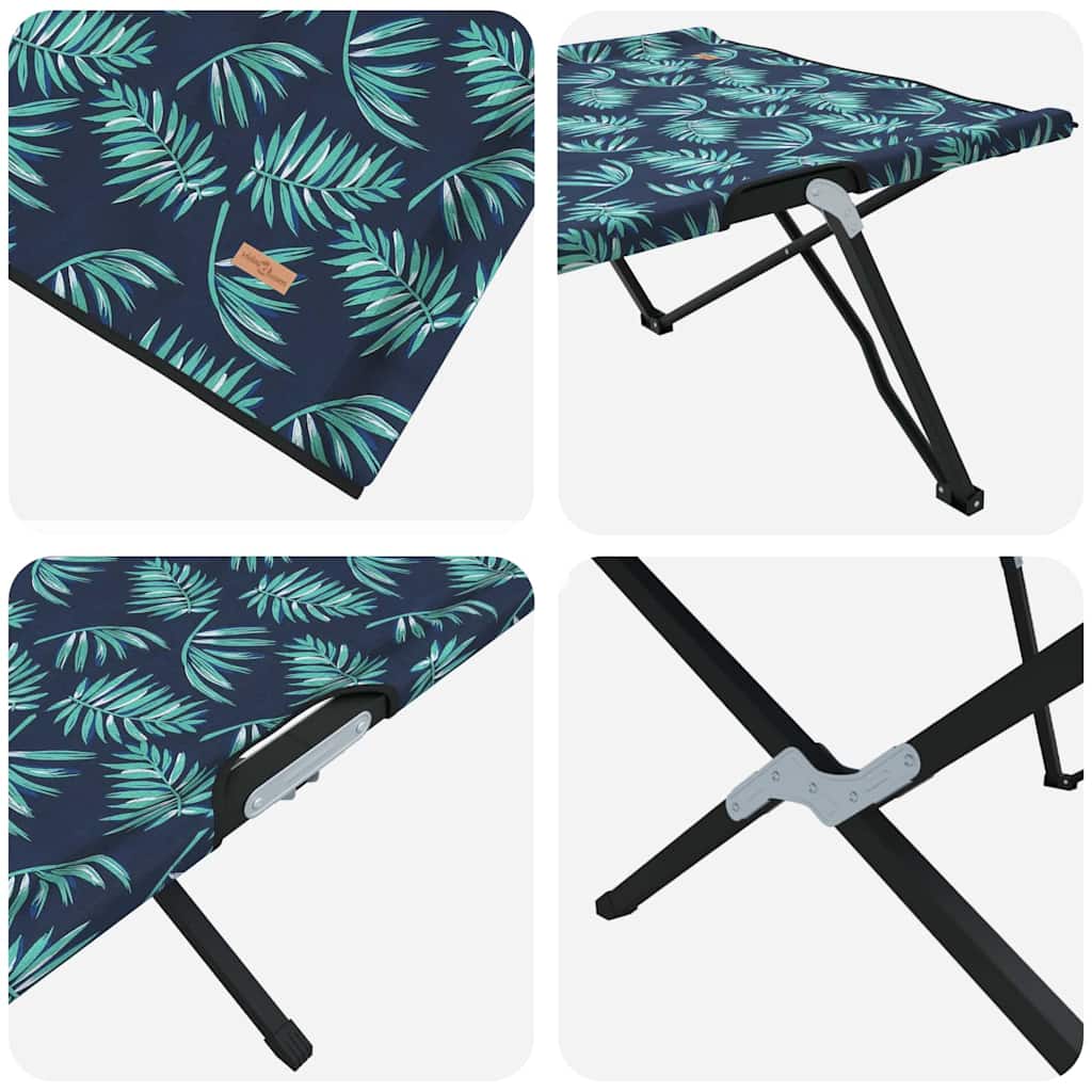 Sklopivi kamperski krevet List 2 pcs Šuma 206 x 76 x 74 cm