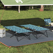 Sklopivi kamperski krevet List 2 pcs Šuma 206 x 76 x 74 cm