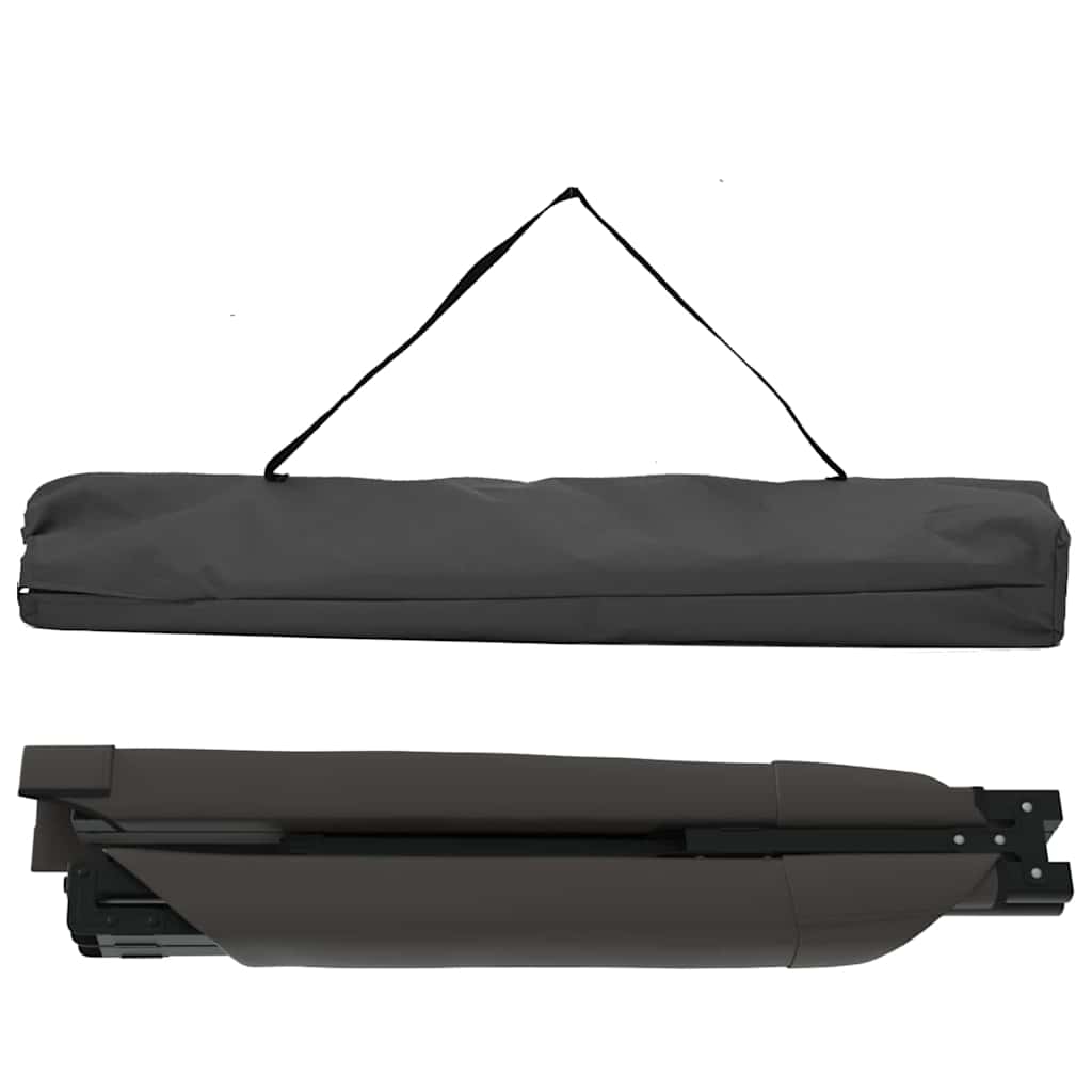 Sklopivi kamperski krevet Crna 193 x 69 x 45 cm Oxford tkanina