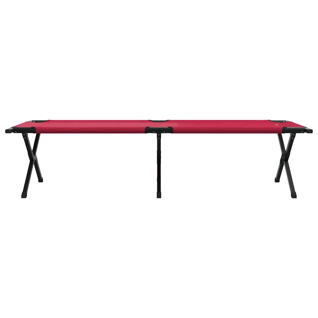 Sklopivi kamperski krevet Crvena 193 x 69 x 45 cm