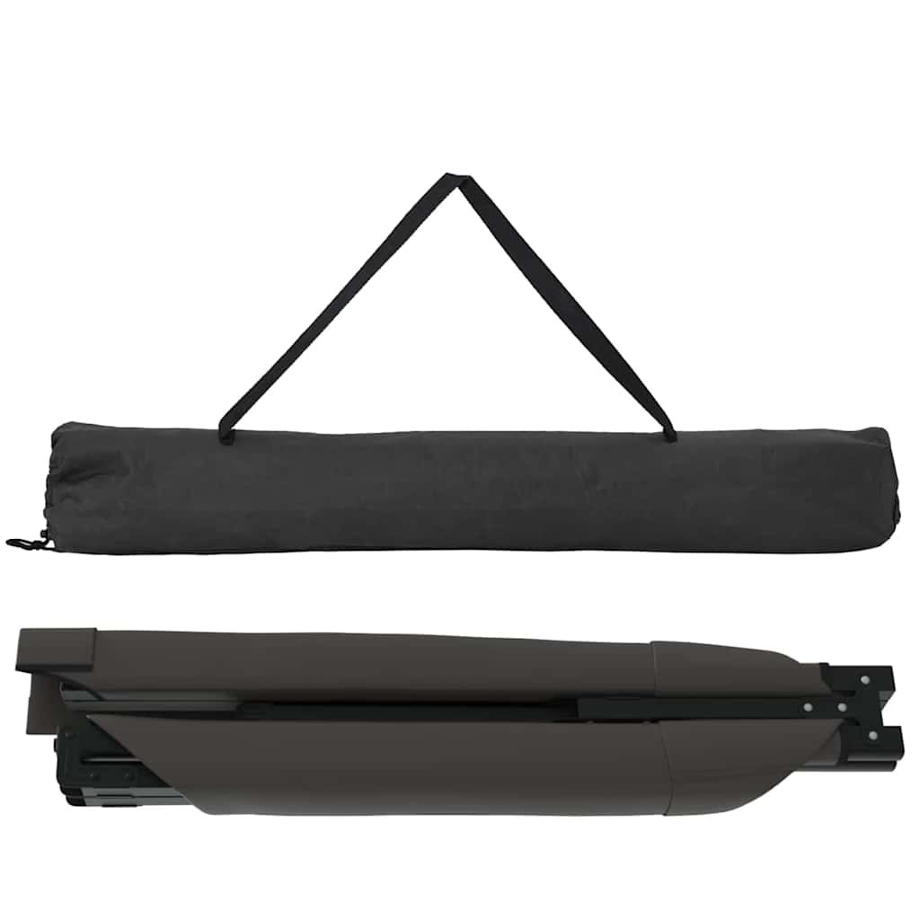 Sklopivi kamperski krevet Crna 210 x 80 x 46 cm Oxford tkanina