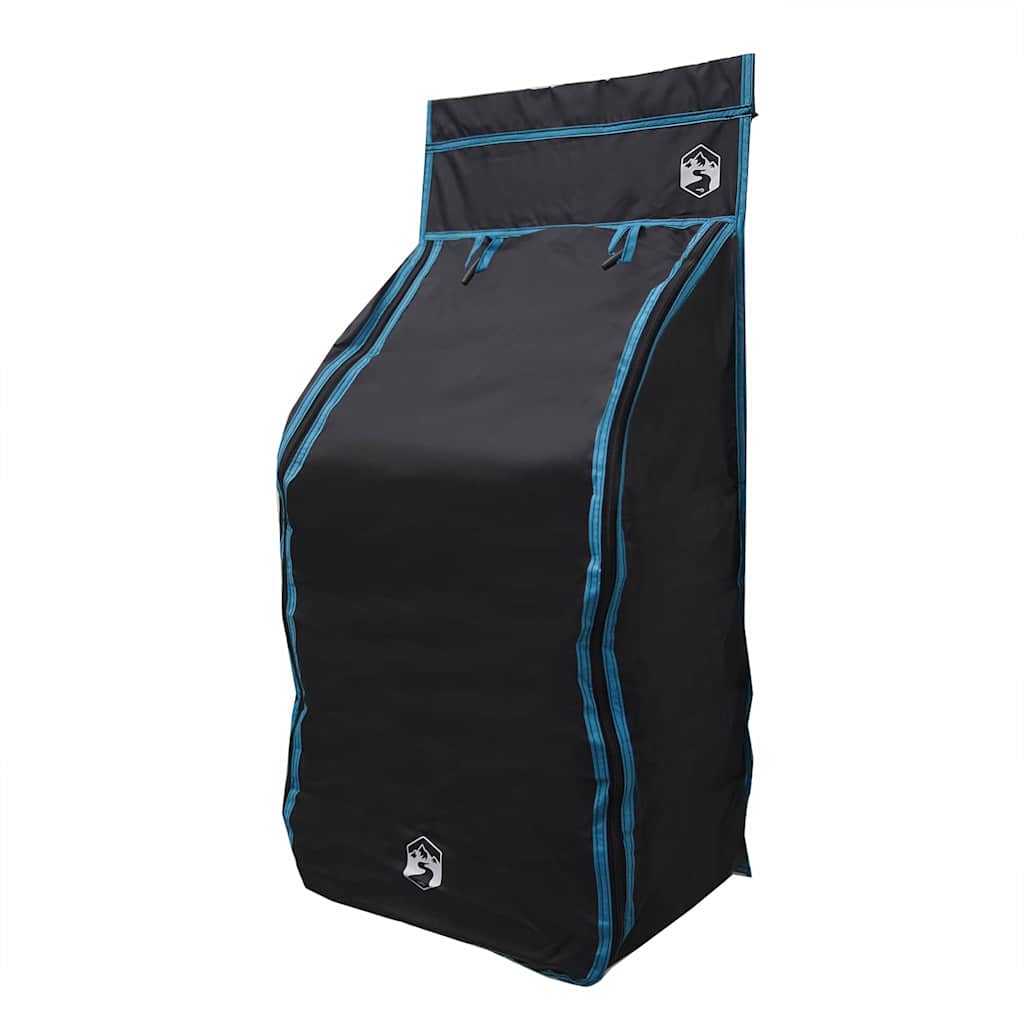 Viseći organizator šatora s 10 džepova Crna 40,5 x 25 x 80 cm