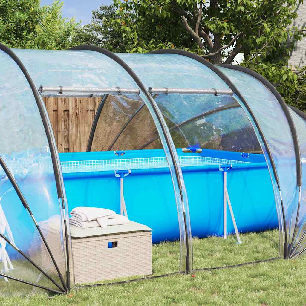 Šator za bazen *Transparent*an 538 x 440 x 204 cm PVC