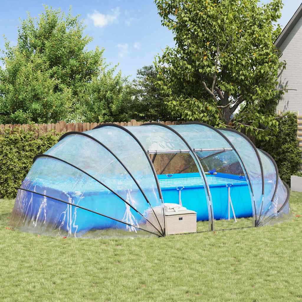 Šator za bazen *Transparent*an 538 x 440 x 204 cm PVC