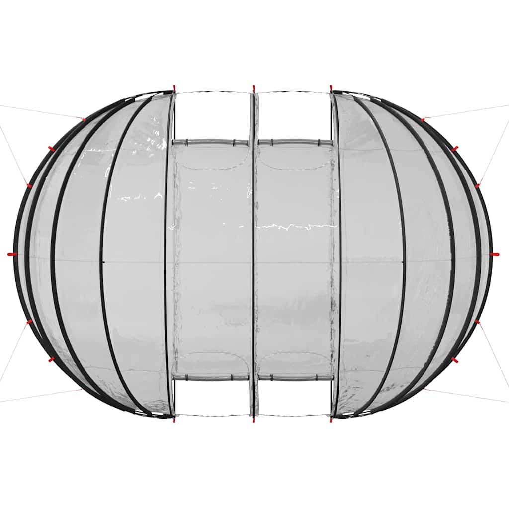 Šator za bazen *Transparent*an 538 x 440 x 204 cm PVC