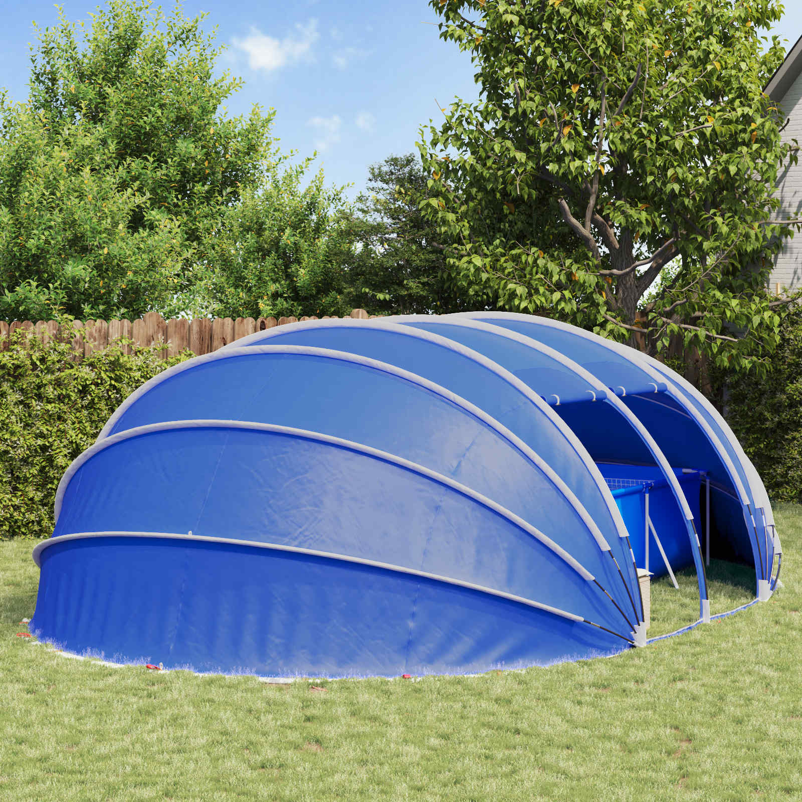 Šator za bazen Zelena 640 x 432 x 205 cm