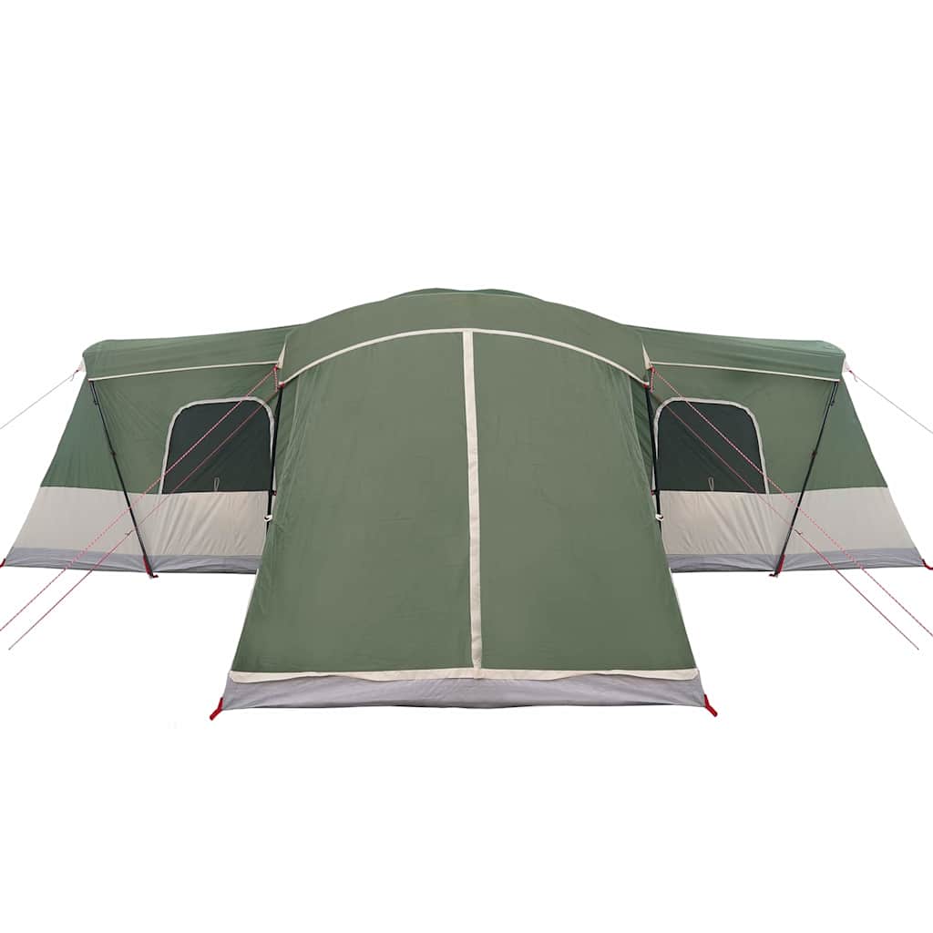 Šator za 16 osoba s krovom s pohranom Zelena 680 x 510 x 210 cm