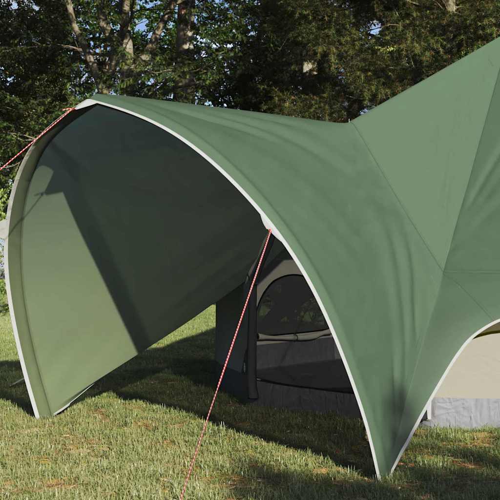 Teepee šator za 3 osobe Zelena i Siva 312 x 312 x 197 cm