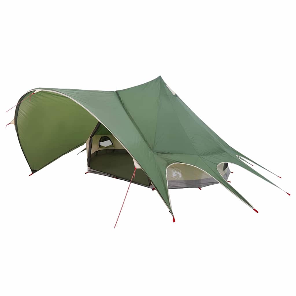 Teepee šator za 3 osobe Zelena i Siva 312 x 312 x 197 cm