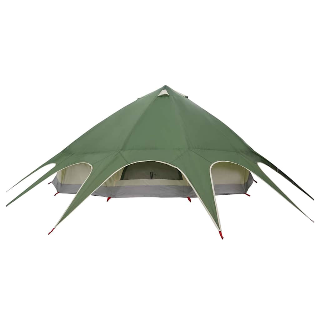 Teepee šator za 9 osoba Zelena i Siva 502 x 502 x 297 cm