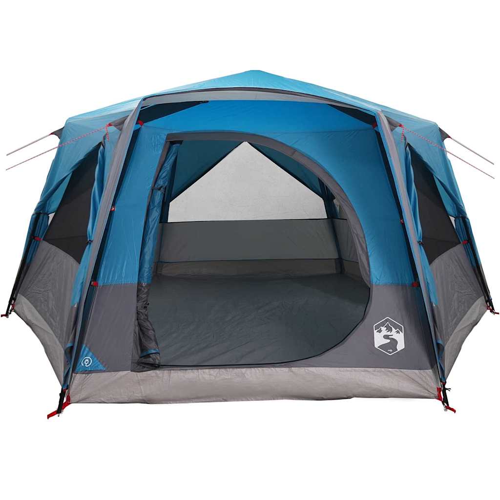 Kabinska šator za 7 osoba s krovom Plava 400 x 350 x 212 cm