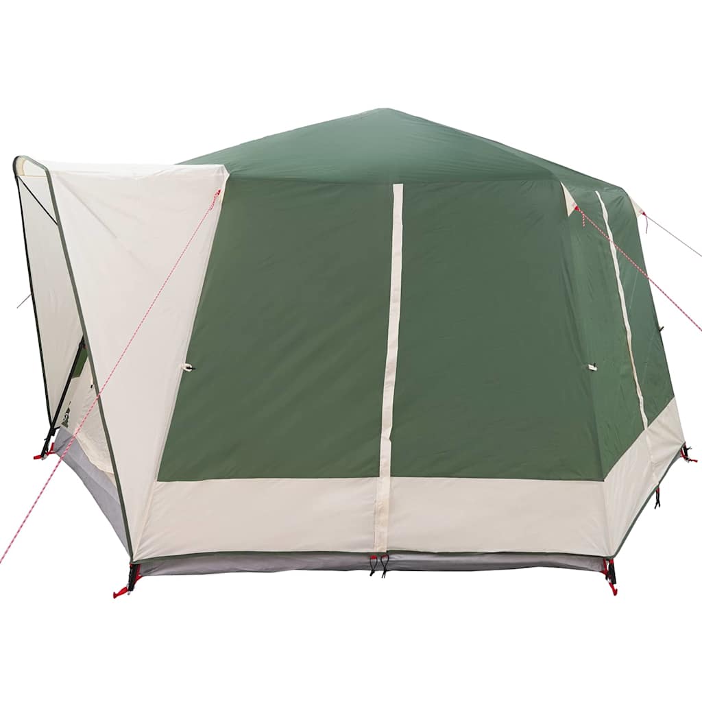 Šator za 5 osoba s krovom Zelena i bijela 333 x 317 x 194 cm