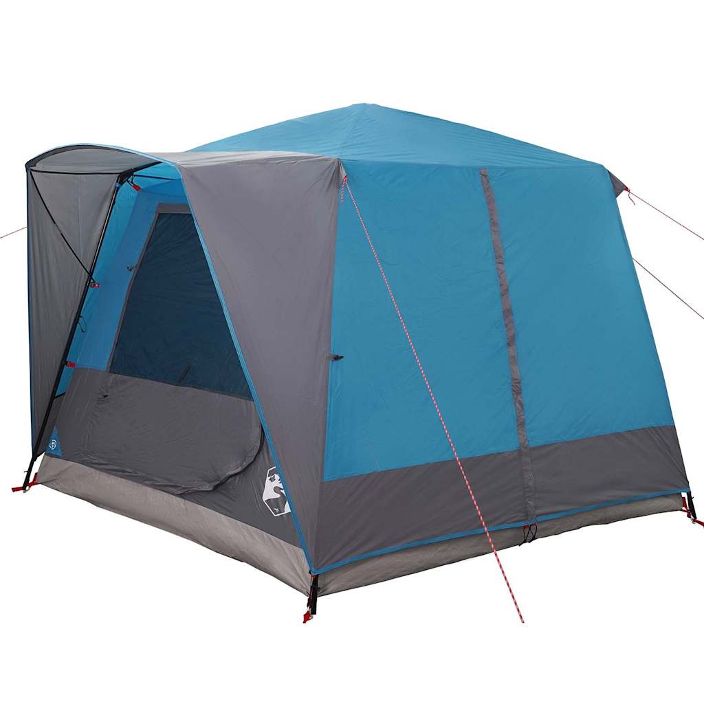 Šator za 5 osoba s krovom Plava i siva 333 x 317 x 194 cm
