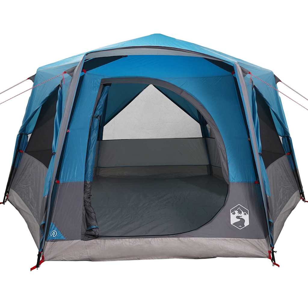 Šator za 5 osoba s krovom Plava i siva 333 x 317 x 194 cm