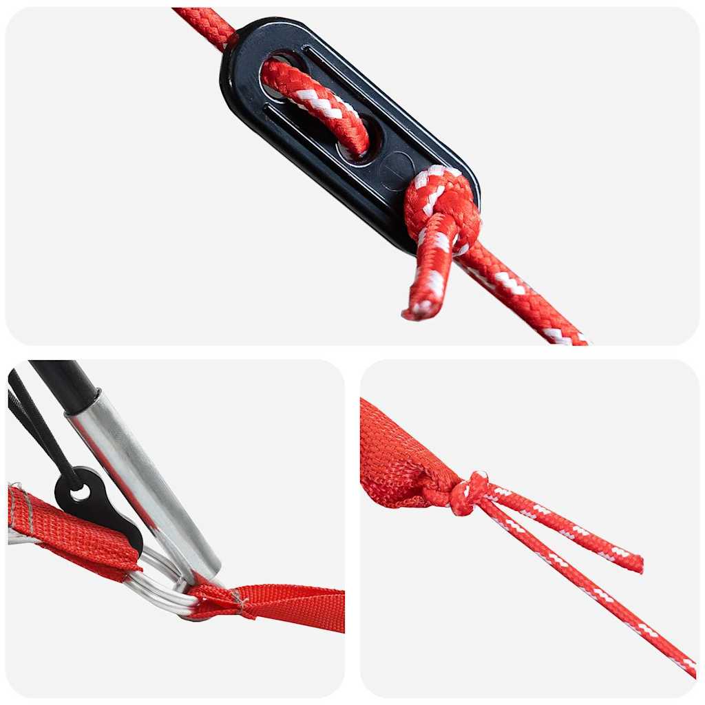 Tunelska šatora za 5 osoba Siva i narančasta 805 x 405 x 211 cm