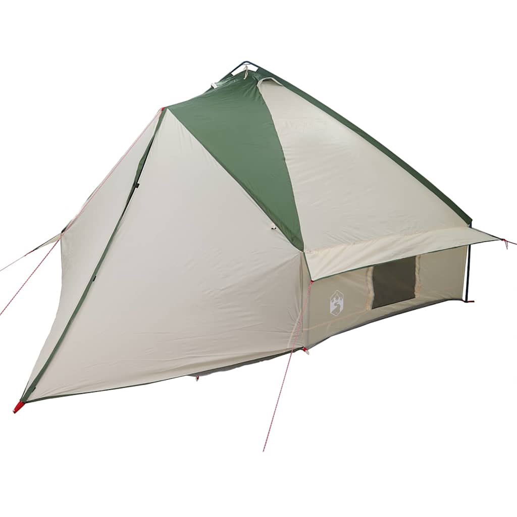 Teepee šator za 10 osoba Zelena i bijela 567 x 470 x 242 cm