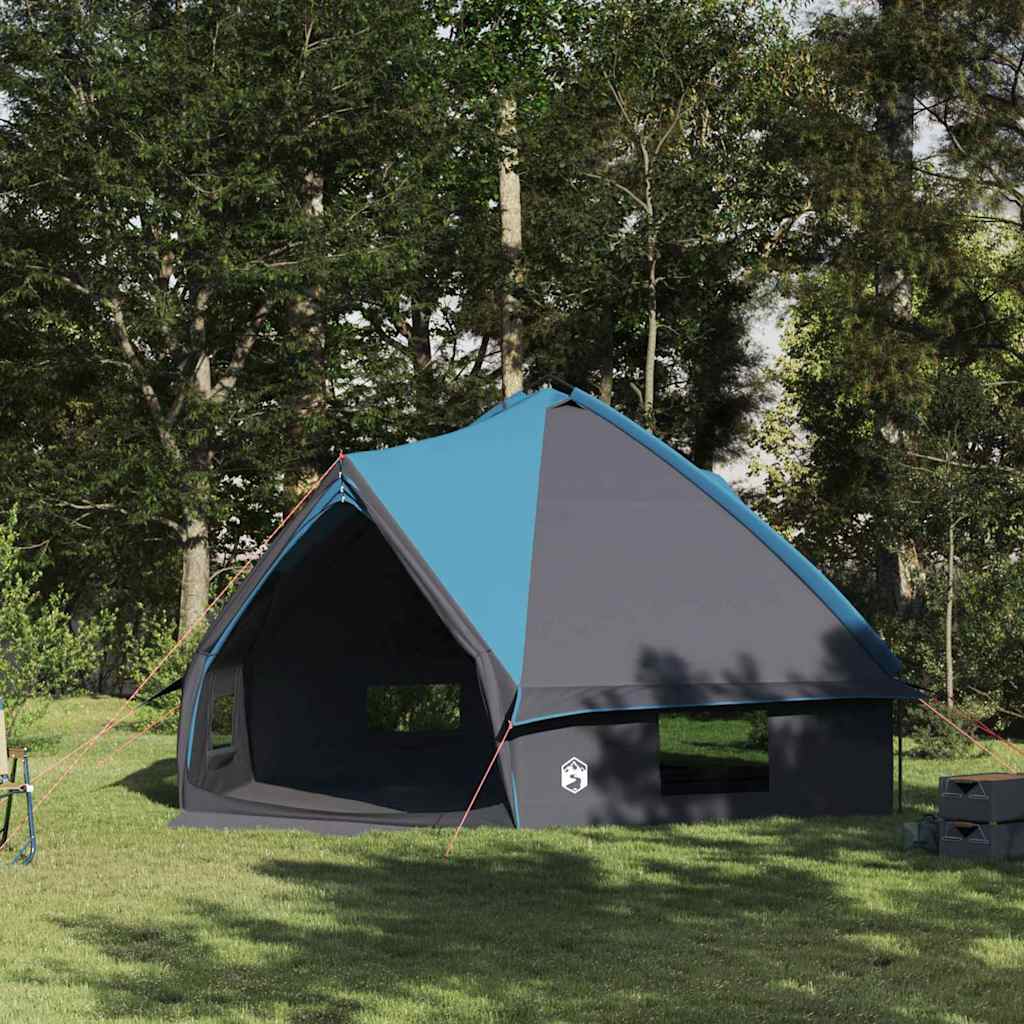 Teepee šator za 10 osoba Plava i siva 567 x 470 x 242 cm