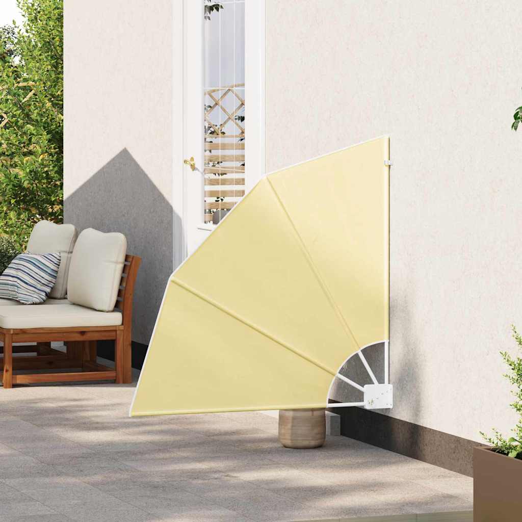 Zaslon za privatnost na balkonu 115 x 115 cm Poliester Pijesak
