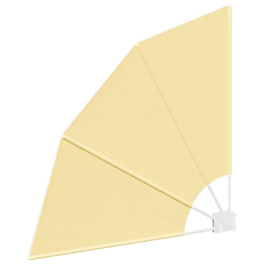 Zaslon za privatnost na balkonu 115 x 115 cm Poliester Pijesak