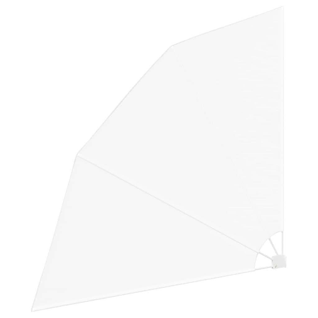 Zaslon za privatnost na balkonu 210 x 210 cm Poliester Bijela