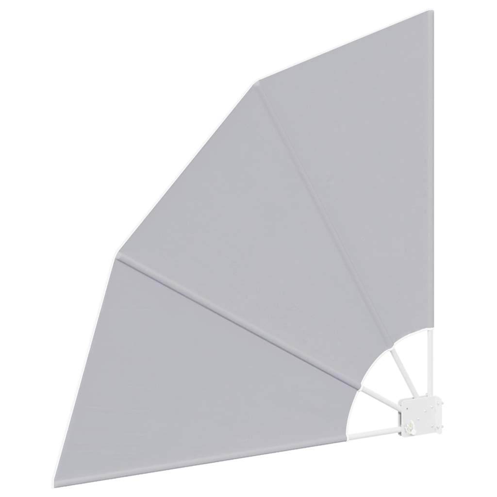 Zaslon za privatnost na balkonu 115 x 115 cm Poliester Siva