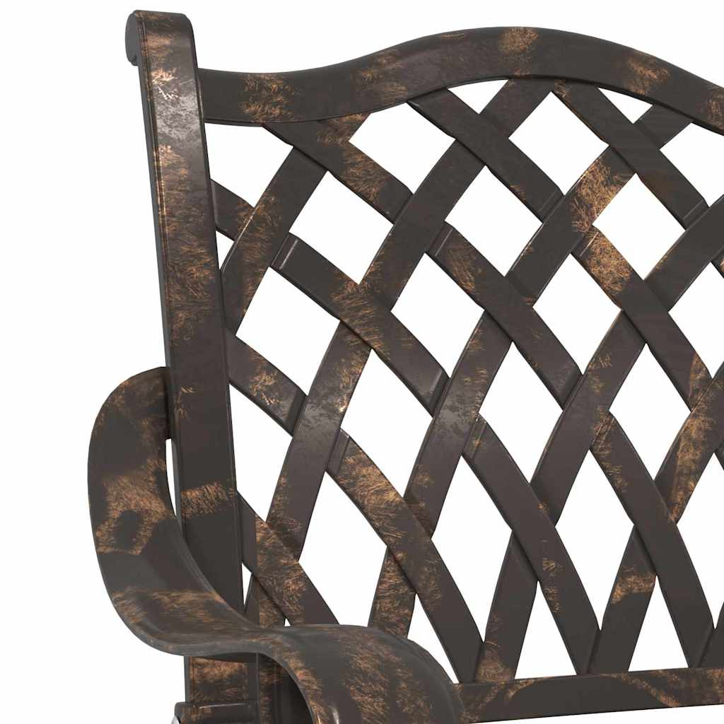 Set vrtnih stolova 3 pcs Bronzana Liveni aluminij