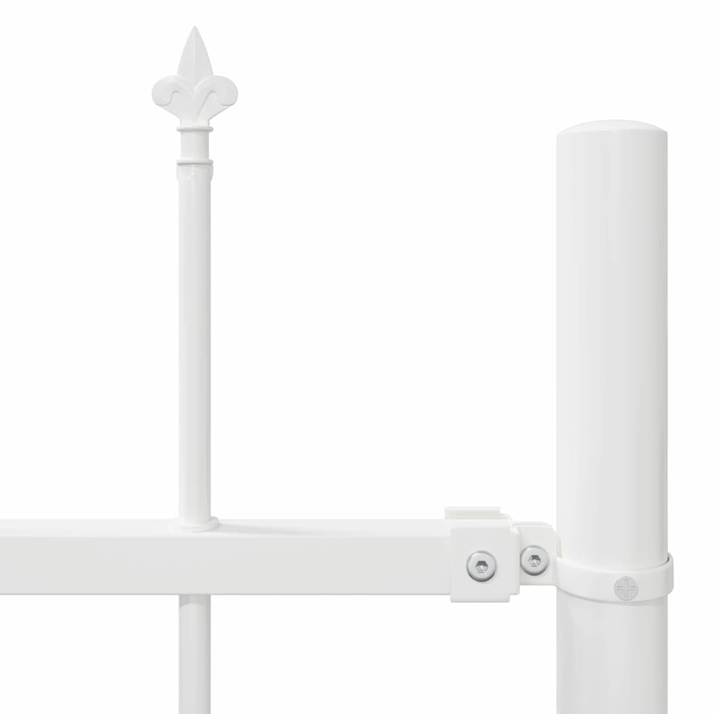 Vrtna Ograda Woerden Bijelo 1,7 x 0,8 m Čelik s prahom