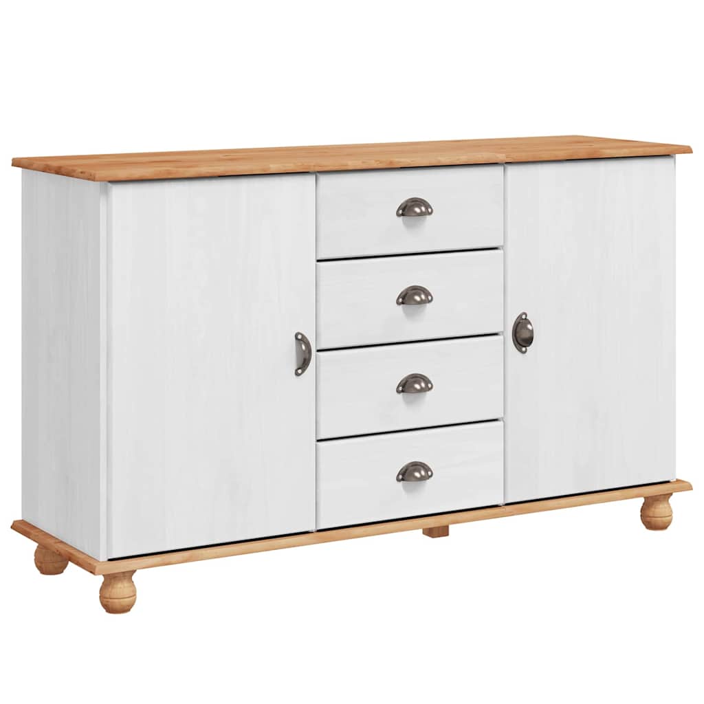Kreveta s ladicama ASKIM 133,5 x 40 x 79 cm Masivna borovina