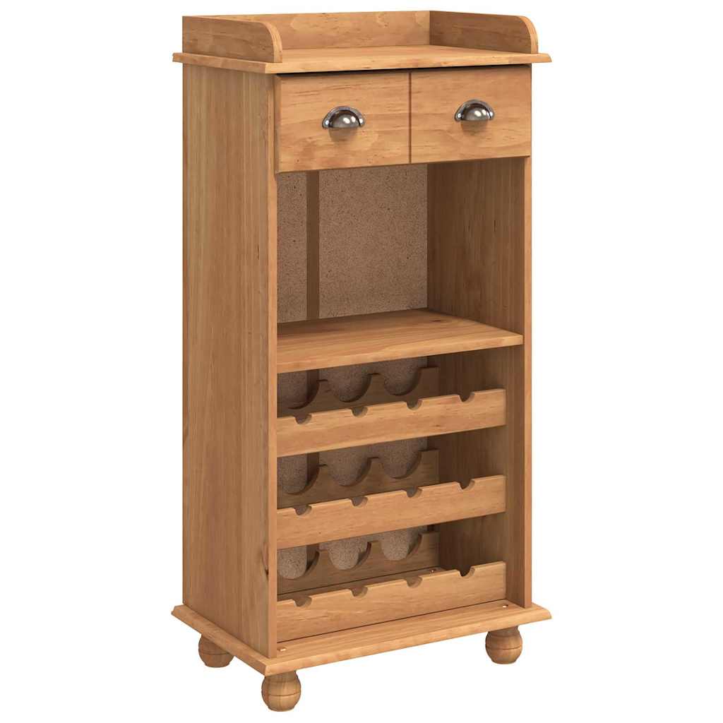 Ormar za vino ASKIM Medeni vosak 57 x 37 x 114 cm