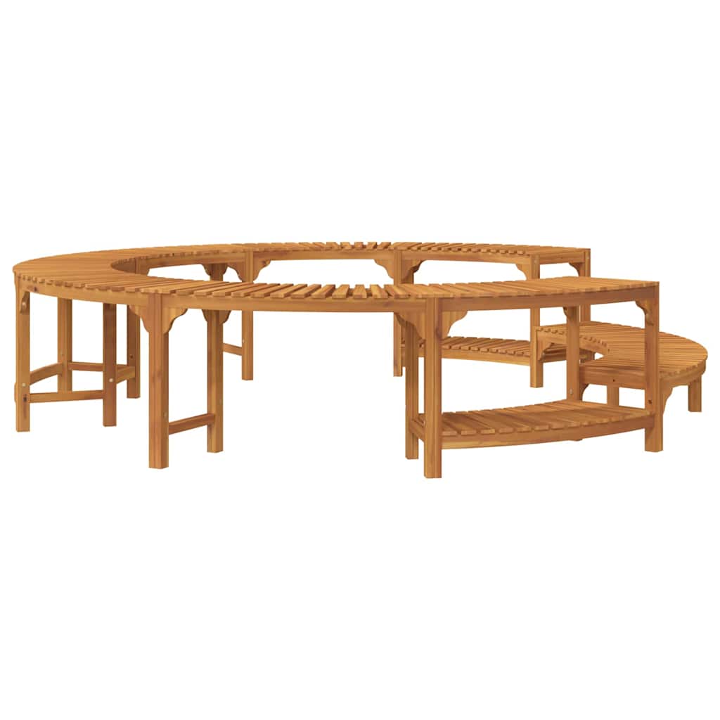 Okruženje za kadicu Smeđa Ø275 x 55,5 cm Čvrsto drvo akacije