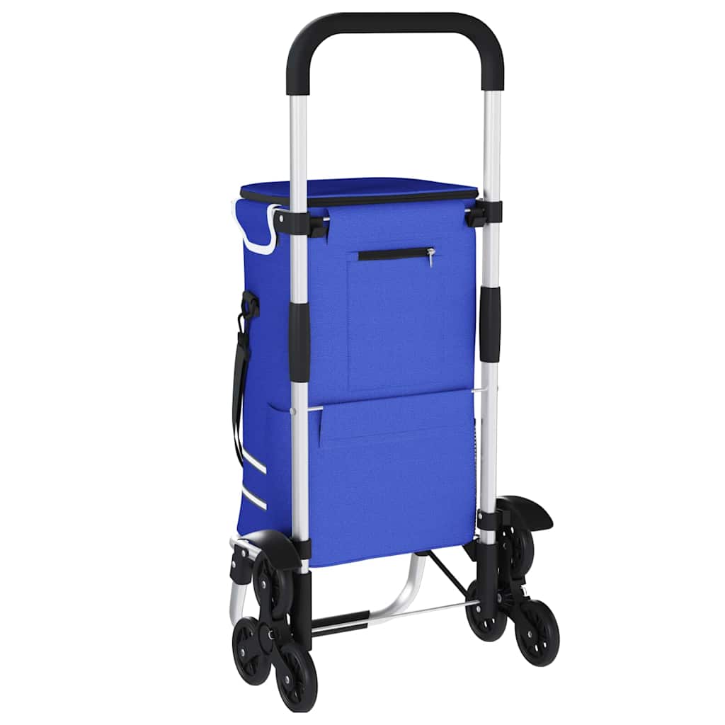 Kolica za kupovinu Plava 47 x 39 x 100,5 cm Oxford tkanina