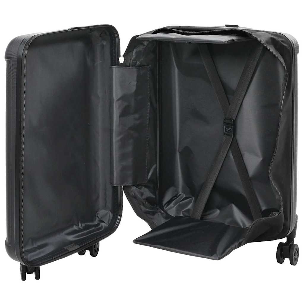 Kofer s zaključavanjem Crna 34 x 23 x 55.5 cm ABS plastika