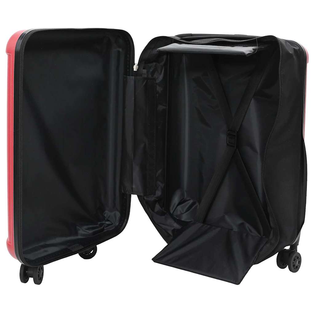 Kofer s zaključavanjem Crvena 34 x 23 x 55.5 cm ABS plastika