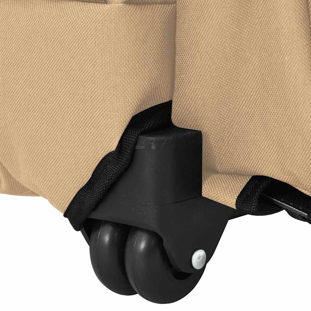 Kolica za kućne ljubimce 3 u 1 Dizajn Pješčana 48 x 32 x (57-106) cm Oxfordska tkanina