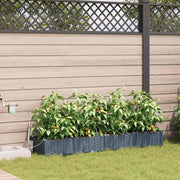 Vrtna saksija 4 pcs Svijetlo siva 160 x 40 x 22 cm Plastika