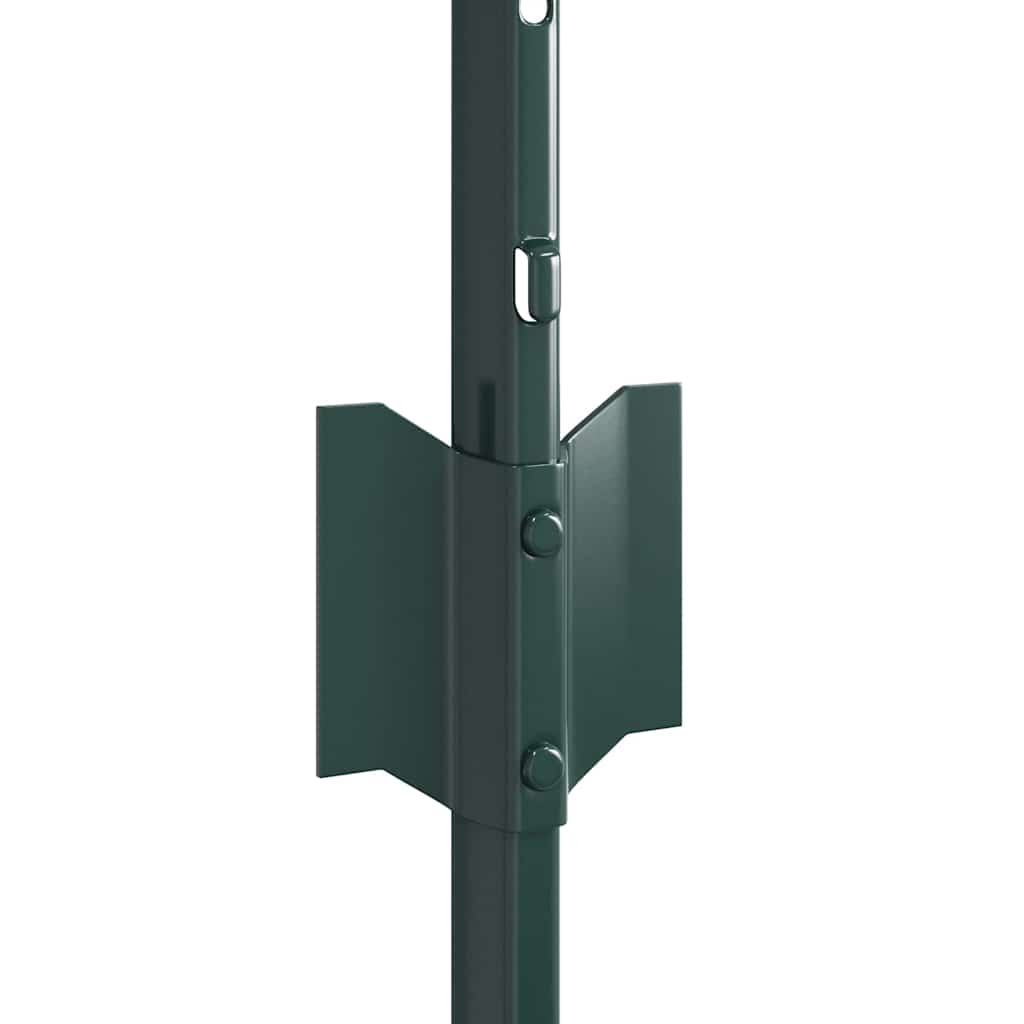 Stup za ogradu 5 pcs Zelena 80 cm Čelik