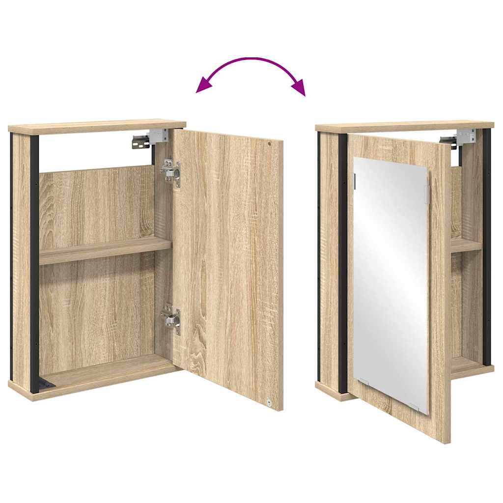 Ogledalo ormar Sonoma hrast 42 x 12 x 60 cm Konstruirano drvo