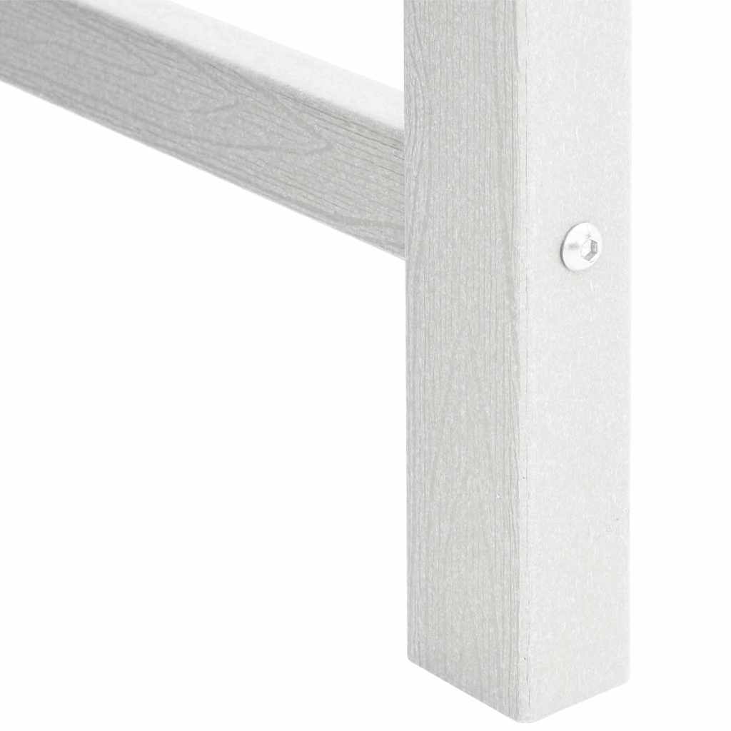Vrtna blagovaonska stolica 2 pcs Bijelo 65,5 x 59 x 88 cm HDPE