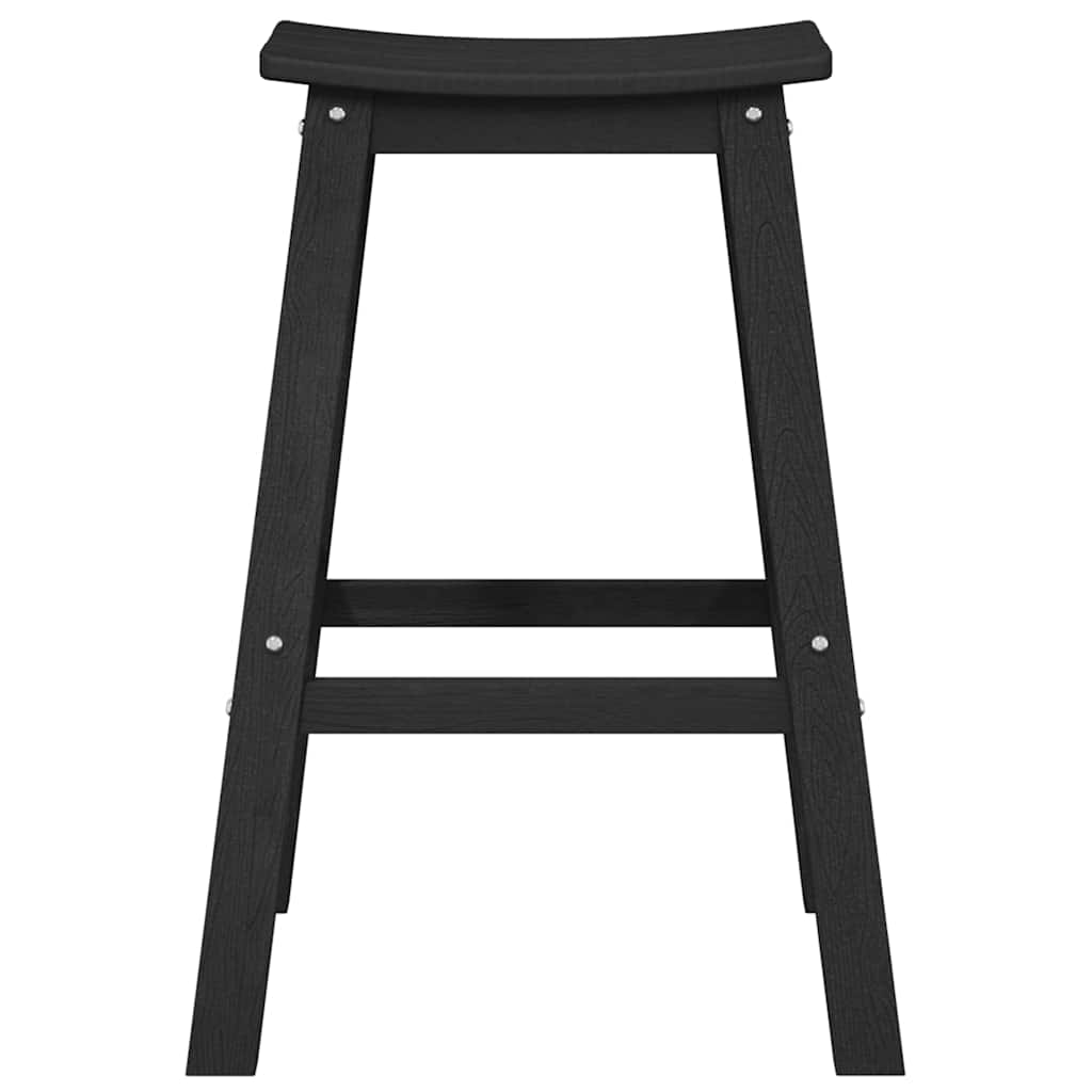 Barska stolica 2 pcs Crna 52 x 43 x 73,5 cm HDPE