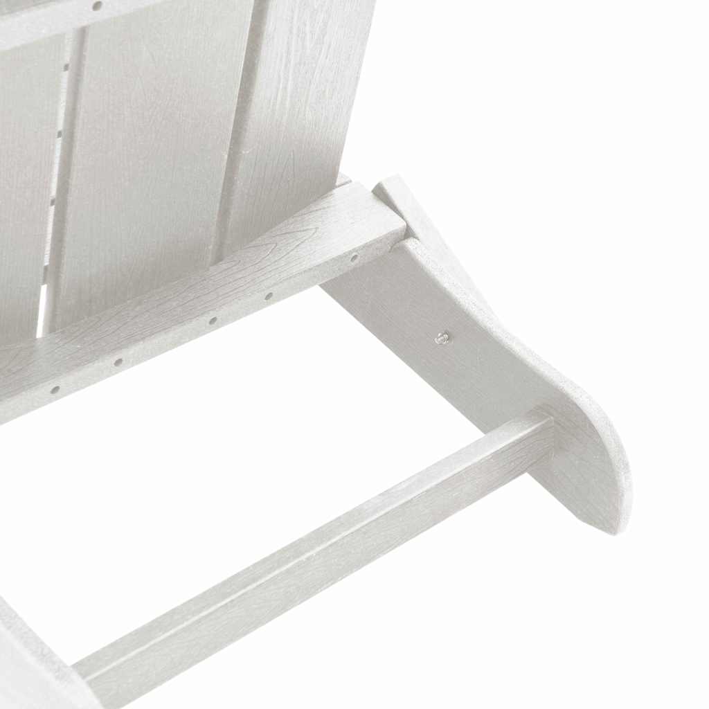 Sklopiva Adirondack stolica Bijelo 80,5 x 74,5 x 92 cm HDPE