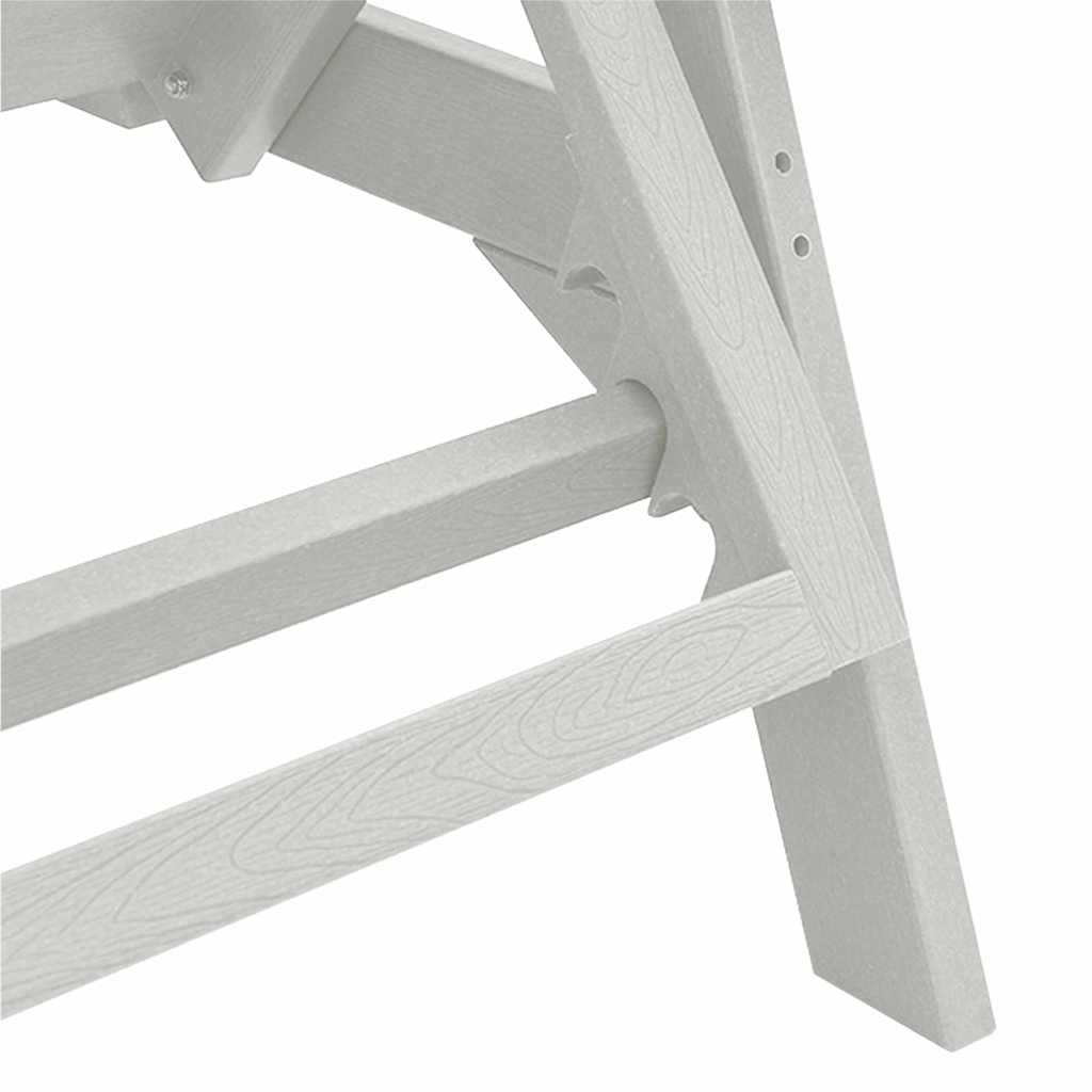 Ležaljka Bijelo 195,5 x 53 x 98,5 cm HDPE