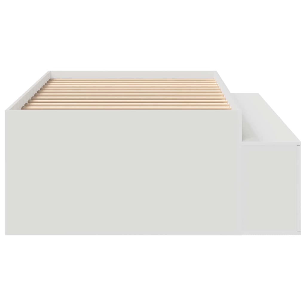 Krevetna konstrukcija Bijelo 80 x 200 cm Konstruirano drvo