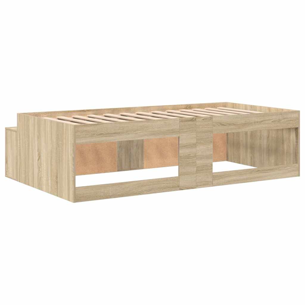 Krevetna konstrukcija s ladicama Sonoma hrast 80 x 200 cm